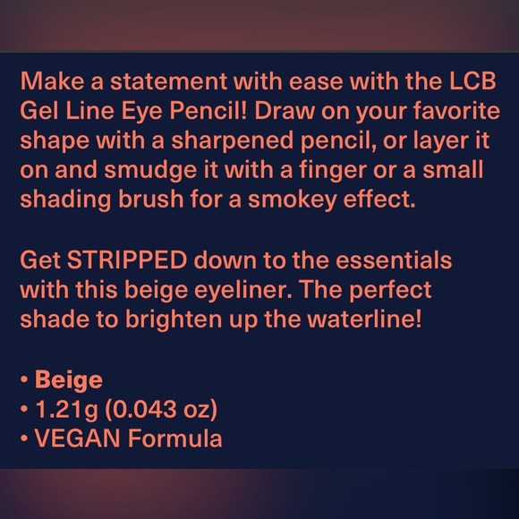 Love + Craft + Beauty Gel Eyeliner Pencil - Stripped - Picture 4 of 6